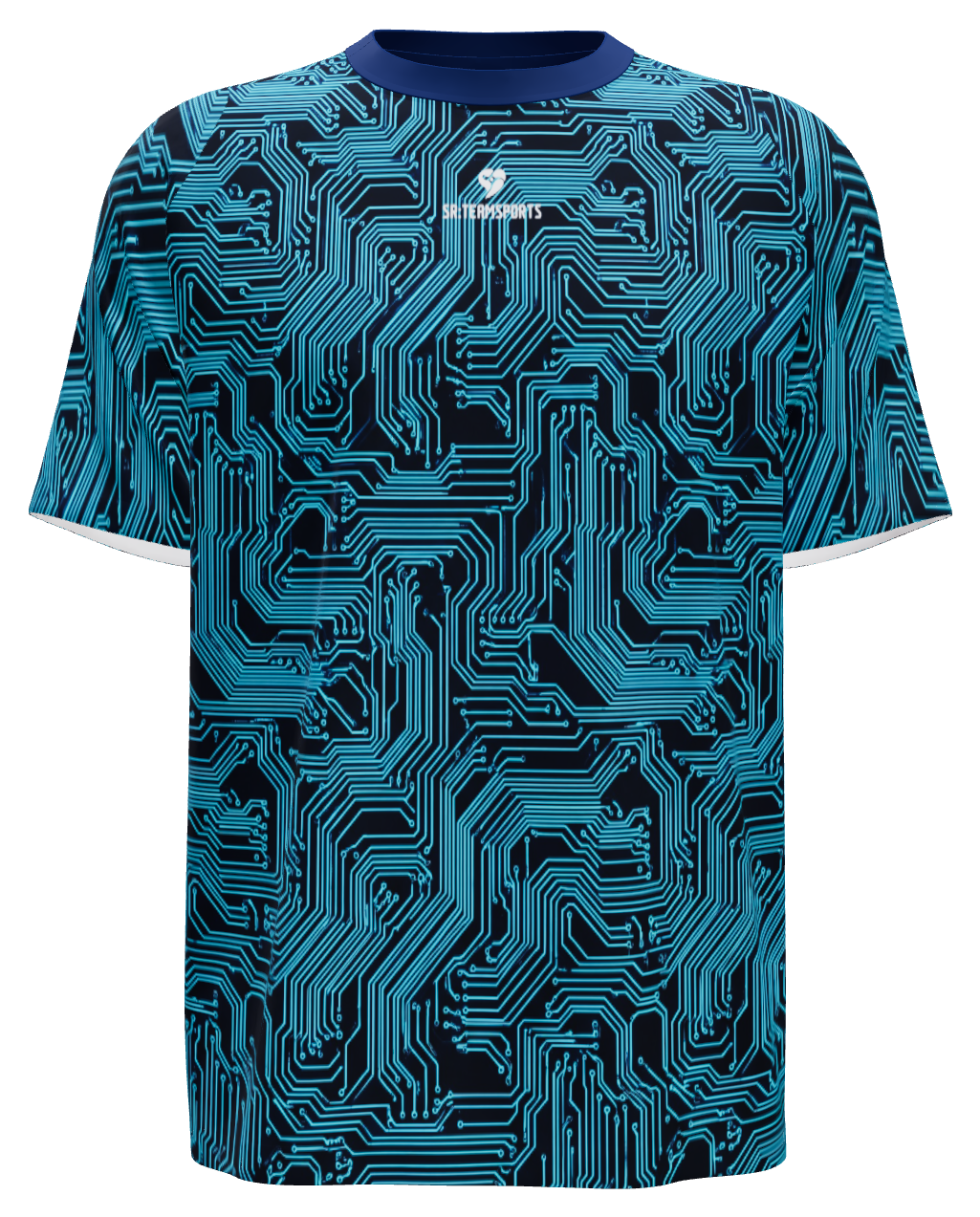 Esports Trikot mit Schaltkreis-Motiv von SR Teamsports